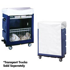 R&amp;B Wire [760] Heavy-Duty Bulk Turnabout Poly Truck - 48 cu. ft. - 60" Shelves