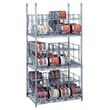 R&amp;B Wire [CRS3243672] Metal Frame Can Storage &amp; Dispensing Rack System - 3 Tiers