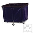 R&amp;B Wire [416] Collapsible Vinyl Bushel Truck - Diamond Pattern Casters - 16 Bushel Capacity