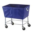 R&B Wire [463] Elevated Bushel Truck w/ Vinyl Nylon Liner - 3 Bushel Capacity - Dark Blue RB-463-DBLU