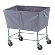 R&amp;B Wire [466] Elevated Bushel Truck w/ Vinyl Nylon Liner - 6 Bushel Capacity - Gray