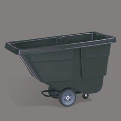 Rubbermaid Commercial Service Trucks - 1 Cubic Yard - Black RCP9T18BLA