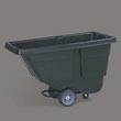Rubbermaid Commercial Service Trucks - 1 Cubic Yard - Black