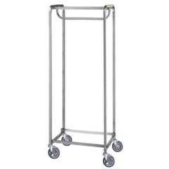 R&amp;B Wire [1010] Heavy-Duty Metal Frame Portable Resident Items Hanging Garment Storage Cart