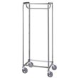 R&amp;B Wire [1010] Heavy-Duty Metal Frame Portable Resident Items Hanging Garment Storage Cart