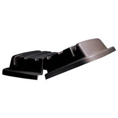 Rubbermaid [4615] Cube &amp; Utility Truck Dome Hinged Lid - Black