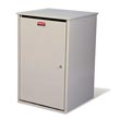 Rubbermaid [9W17] Metal Confidential Document Container w/ Confidential Document Bag - Platinum - 36 Gallon Capacity RCP9W17PLA