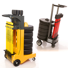 Barrier Stakes System Cart Packages