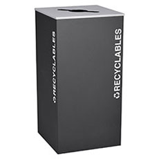 Kaleidoscope Collection 36 Gallon Square Receptacles