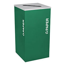 Kaleidoscope Collection 24 Gallon Square Receptacles