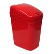 Nine Stars [DZT-20-MED] Motion Sensor Activated Plastic Medical Trash Can - Red - Rectangle - 5.2 Gallon NST-DZT20MED