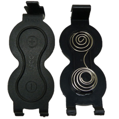 Nine Stars [CAP-9] Battery Cap - Pair - Black