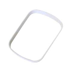 Nine Stars [RING-1-W] Plastic Rectangle Can Liner Ring - White