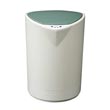 Nine Stars [DZT-8-2] Motion Sensor Activated Plastic Trash Can - Half Circle - Cream - 2.1 Gallon