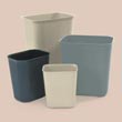 Rubbermaid Commercial Fiberglass Wastebaskets - 28 Quart - Beige