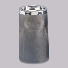 Rubbermaid Commercial Smoking Urn - Black/Chrome RCP2585BLA