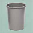 Rubbermaid Commercial Round Wastebasket - Gray