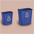 Rubbermaid Commercial Deskside Paper Recycling Containers - 41-1/4-Quart RCP295706BLU