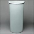 Rubbermaid Commercial 22-Gallon Half Round Container - Beige RCP3546BEI