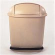 Rubbermaid Commercial Foot Pedal Rolltop Container - Beige