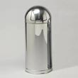 Rubbermaid Commercial MARSHAL® Steel Container - 15-Gallon - Mirror-Polished Stainless Steel RCP9624MST