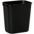 Rubbermaid [2955] Soft Molded Plastic Deskside Wastebasket - Small - 13-5/8 Qt. - Black