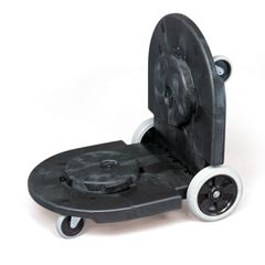 Rubbermaid [2646] Brute® Trash Can Tandem Dolly - Black