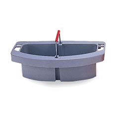 Rubbermaid [2649] Brute® 44 Gallon Round Trash Can Maid Caddy - Gray