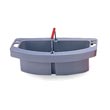 Rubbermaid [2649] Brute® 44 Gallon Round Trash Can Maid Caddy - Gray