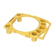Rubbermaid [9W87] Brute® Trash Can Rim Caddy - Yellow RCP9W87YEL
