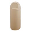 Rubbermaid [8170-88] Marshal® Classic Dome Top Trash Container - 25 Gallon - Beige