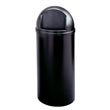 Rubbermaid [8170-88] Marshal® Classic Dome Top Trash Container - 25 Gallon - Black