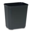 Rubbermaid [2543] Fire Resistant Fiberglass Deskside Wastebasket - Black - 28 Quart