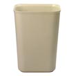 Rubbermaid [2544] Fire Resistant Fiberglass Deskside Wastebasket - Beige - 40 Quart