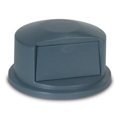 Rubbermaid [2637-88] BRUTE® Round Trash Can Dome Top - 32 Gallon - Gray