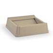Untouchable Square Trash Can Swing Top Lid - Beige