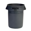 Rubbermaid [2632] BRUTE® Round Trash Can - Gray - 32 Gallon