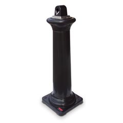 Rubbermaid [9W30-BLA] GroundsKeeper® Tuscan Outdoor Cigarette Urn - Black