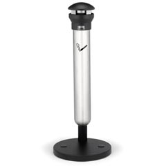 Rubbermaid [9W31-BLA] Infinity™ Base-Mount Smoking Receptacle/Cigarette Urn - Black