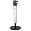 Rubbermaid [9W31-BLA] Infinity™ Base-Mount Smoking Receptacle/Cigarette Urn - Black