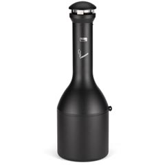 Rubbermaid [9W33-BLA] Infinity™ Traditional Smoking Receptacle/Cigarette Urn - Black