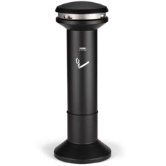 Rubbermaid [9W34-BLA] Infinity™ Ultra-High Capacity Smoking Receptacle/Cigarette Urn - Black
