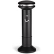 Rubbermaid [9W34-BLA] Infinity™ Ultra-High Capacity Smoking Receptacle/Cigarette Urn - Black