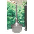 Ex-Cell Smokers’ Oasis™ Cigarette Receptacle - Hammered Charcoal