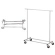 Commercial Collapsible Portable Garment Racks & Expanding Rolling Metal Garment Racks - Laundry, Healthcare & Hospitality Logistics