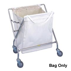 R&amp;B Wire [652C] Collapsible Laundry Hamper Frame w/ Canvas Bag - Chrome