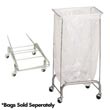 R&B Wire [699] Collapsible Tension Frame Hamper w/ Casters - Chrome RB-699