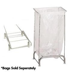 R&amp;B Wire [699NC] Stationary Collapsible Tension Frame Hamper - Chrome