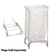 R&B Wire [699NC] Stationary Collapsible Tension Frame Hamper - Chrome RB-699NC