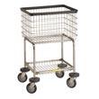 Commercial Deluxe Metal Laundry Carts, Linen Carts, Elevated Wire Frame Metal Laundry Carts